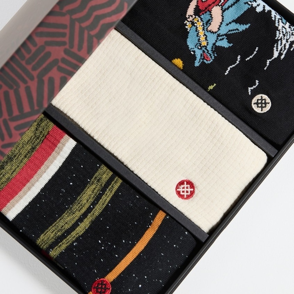 MEN STANCE Holidaze 3 Pack Box Set Socks